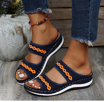 🔥Last Day Promotion 70% OFF🔥 Leather Orthopedic Arch Support Sandals Diabetic Walking Cross Sandals