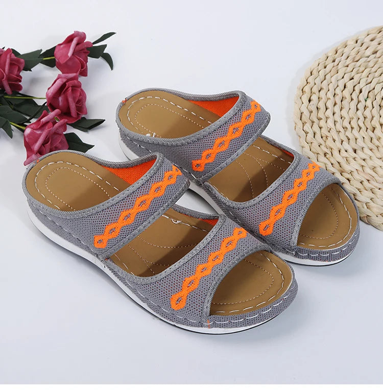 🔥Last Day Promotion 70% OFF🔥 Leather Orthopedic Arch Support Sandals Diabetic Walking Cross Sandals