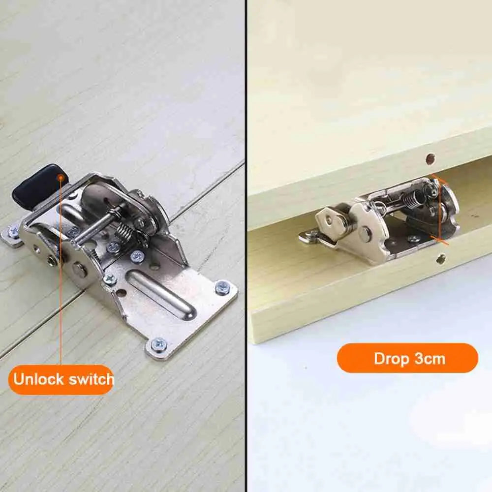 90/180 Degree Self-Locking Folding Hinge