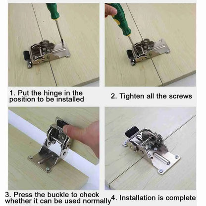 90/180 Degree Self-Locking Folding Hinge