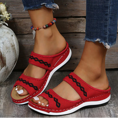 🔥Last Day Promotion 70% OFF🔥 Leather Orthopedic Arch Support Sandals Diabetic Walking Cross Sandals